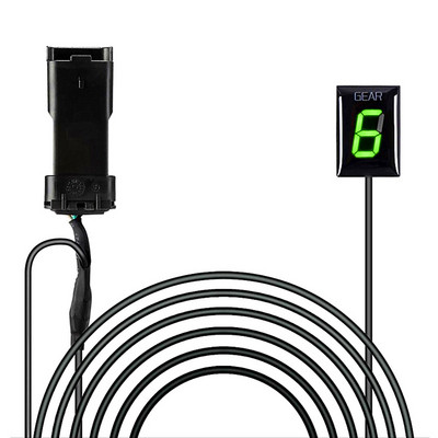 Ukazovateľ prevodového stupňa pre motocykle Ducati Cafe Racer Monster 696 796 1100 Scrambler 400, montáž na riadiacu jednotku motora, zobrazenie rýchlosti a prevodového stupňa 1-6 úrovní