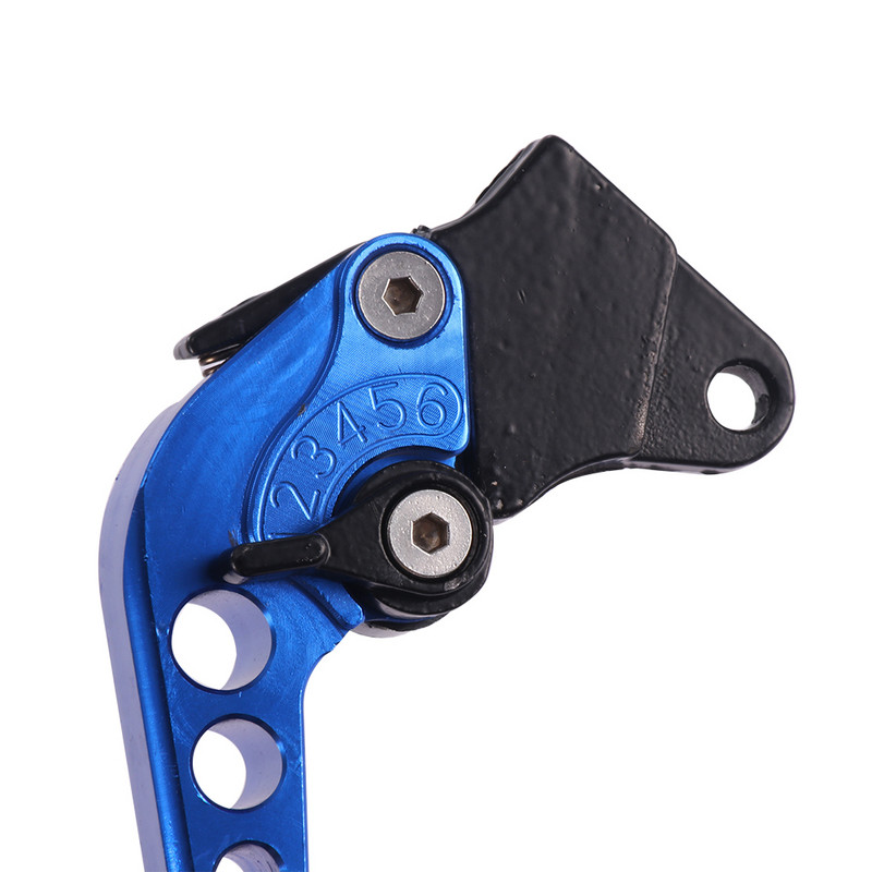 2 gab. Daudzkrāsu sajūga bremžu sviras rokturis Motocikla sajūga bremžu sviras rokturis Augstas kvalitātes piemērots motocikla pārveidošanai