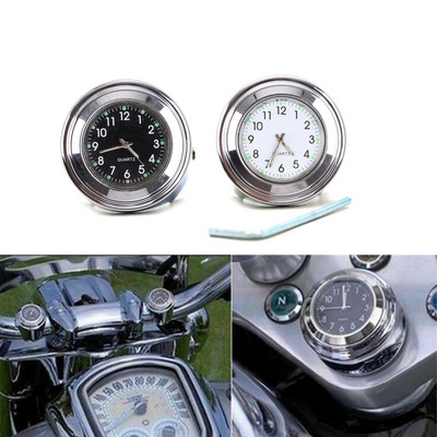 22/25mm Suport universal pentru ghidon de motocicletă, rezistent la apă, din aliaj de aluminiu, cadran, ceas, temperatură, termometru, ghidon, ceas, ceas E8BC