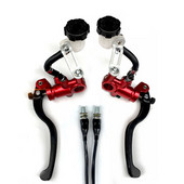 TiOODRE univerzális motorkerékpár féktengelykapcsoló szivattyú cső interfész 10 mm, 22 mm kormány átmérőjű modellek Yamaha Kawasaki Suzukihoz