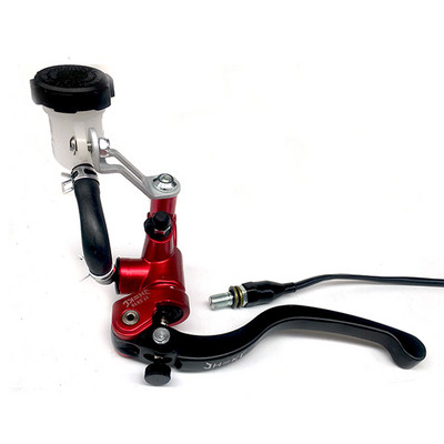 TiOODRE univerzális motorkerékpár féktengelykapcsoló szivattyú cső interfész 10 mm, 22 mm kormány átmérőjű modellek Yamaha Kawasaki Suzukihoz