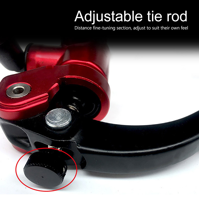 TiOODRE univerzális motorkerékpár féktengelykapcsoló szivattyú cső interfész 10 mm, 22 mm kormány átmérőjű modellek Yamaha Kawasaki Suzukihoz