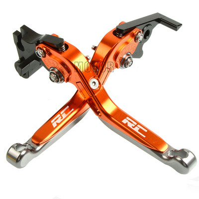 CNC alumínium motorkerékpár állítható összecsukható fék tengelykapcsoló karok RC200 RC390 RC125 RC 200 390 250 125 motorkerékpárhoz