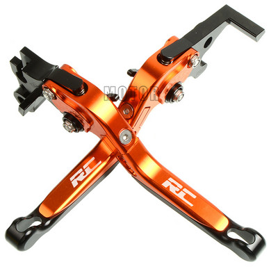 CNC alumínium motorkerékpár állítható összecsukható fék tengelykapcsoló karok RC200 RC390 RC125 RC 200 390 250 125 motorkerékpárhoz