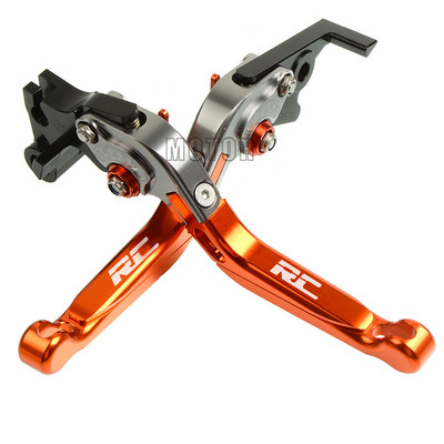 CNC alumínium motorkerékpár állítható összecsukható fék tengelykapcsoló karok RC200 RC390 RC125 RC 200 390 250 125 motorkerékpárhoz