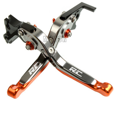 CNC alumínium motorkerékpár állítható összecsukható fék tengelykapcsoló karok RC200 RC390 RC125 RC 200 390 250 125 motorkerékpárhoz
