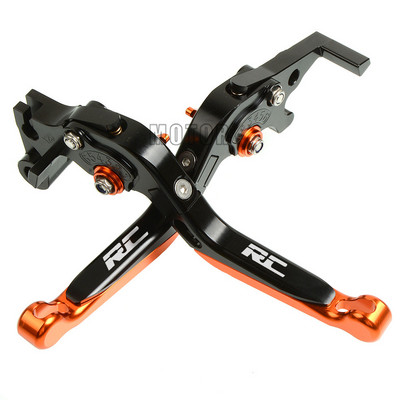 CNC alumínium motorkerékpár állítható összecsukható fék tengelykapcsoló karok RC200 RC390 RC125 RC 200 390 250 125 motorkerékpárhoz