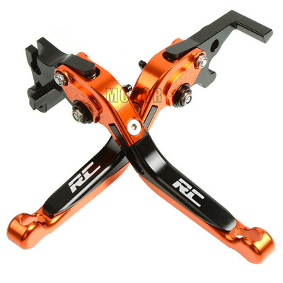 CNC alumínium motorkerékpár állítható összecsukható fék tengelykapcsoló karok RC200 RC390 RC125 RC 200 390 250 125 motorkerékpárhoz
