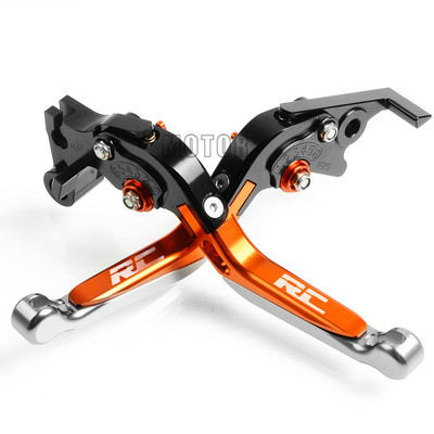 CNC alumínium motorkerékpár állítható összecsukható fék tengelykapcsoló karok RC200 RC390 RC125 RC 200 390 250 125 motorkerékpárhoz