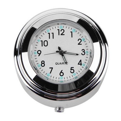 Nové pre príslušenstvo k motocyklom Harley, hliníkové vodotesné 22/25 mm montáž na riadidlá motocykla, ciferník, quartzové hodinky