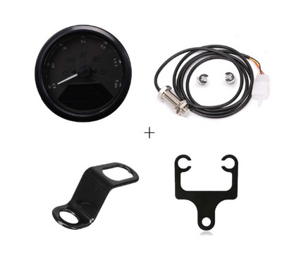 12000RPM LCD rýchlomer, počítadlo kilometrov, otáčkomer, 1-4 valce, ukazovateľ motocykla, digitálna palubná doska pre motocykle, univerzálny