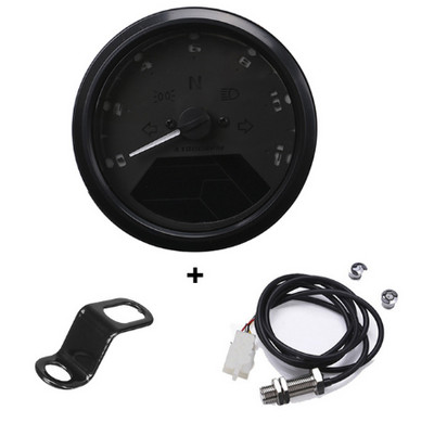 12000RPM LCD rýchlomer, počítadlo kilometrov, otáčkomer, 1-4 valce, ukazovateľ motocykla, digitálna palubná doska pre motocykle, univerzálny