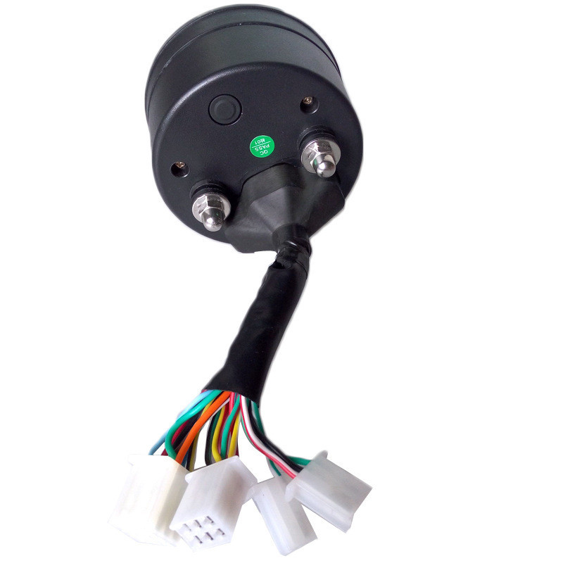 12000RPM LCD rýchlomer, počítadlo kilometrov, otáčkomer, 1-4 valce, ukazovateľ motocykla, digitálna palubná doska pre motocykle, univerzálny