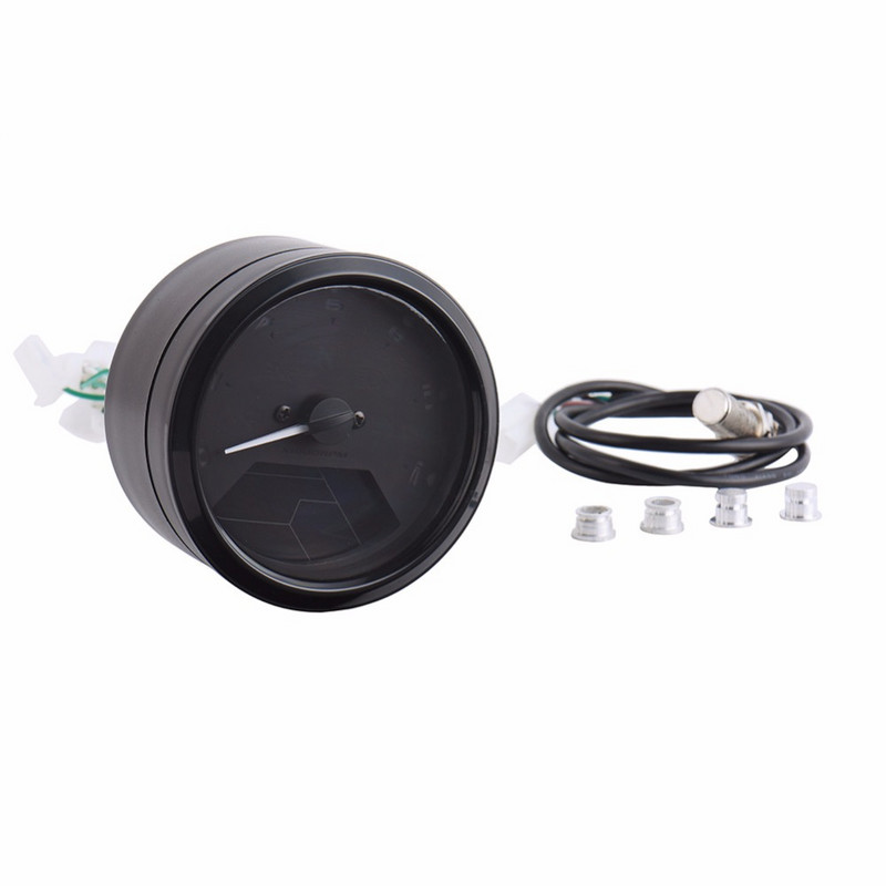 12000RPM LCD rýchlomer, počítadlo kilometrov, otáčkomer, 1-4 valce, ukazovateľ motocykla, digitálna palubná doska pre motocykle, univerzálny