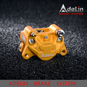 Adelin Official ADL-17 motocyklové hydraulické brzdové strmene Univerzálny 84 mm 2-piestový brzdový strmeň pre brzdový systém motocykla
