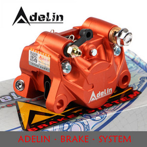 Adelin Official ADL-17 motocyklové hydraulické brzdové strmene Univerzálny 84 mm 2-piestový brzdový strmeň pre brzdový systém motocykla