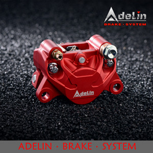 Adelin Official ADL-17 motocyklové hydraulické brzdové strmene Univerzálny 84 mm 2-piestový brzdový strmeň pre brzdový systém motocykla