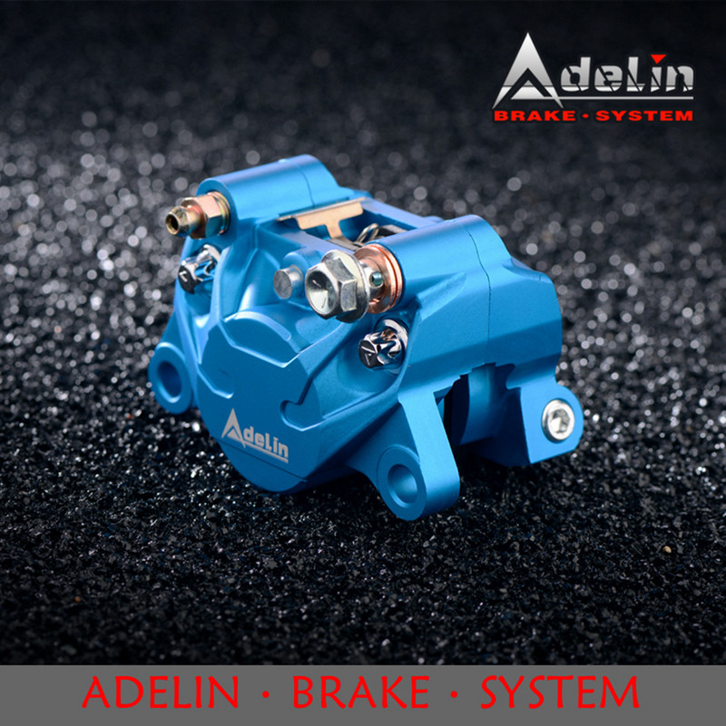 Adelin Official ADL-17 motocyklové hydraulické brzdové strmene Univerzálny 84 mm 2-piestový brzdový strmeň pre brzdový systém motocykla