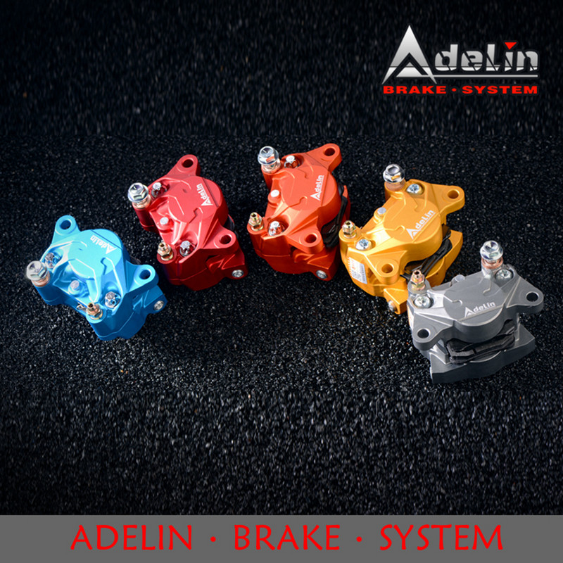 Adelin Official ADL-17 motocyklové hydraulické brzdové strmene Univerzálny 84 mm 2-piestový brzdový strmeň pre brzdový systém motocykla