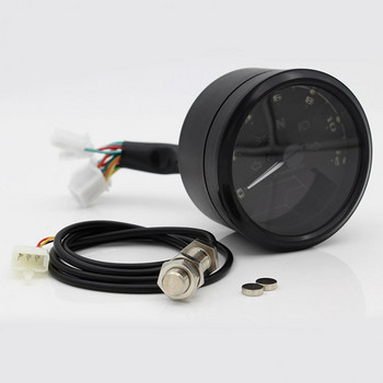 Μοτοσικλέτα Τροποποιημένο μετρητή 12V LED Oil Meter LCD Ταχύμετρο Οθόνης Ταχόμετρο Οδόμετρο Ανταλλακτικά Μοτοσικλέτας Όργανα