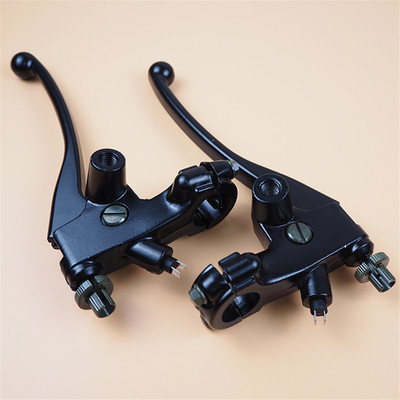 Motorkerékpár alkatrészek CG125 Motorkerékpár Kuplung kormány CG125 Motorkerékpár fék kormány Kuplung fogantyú Tükörülés fogantyú 125cc