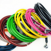 Kábel hydraulickej brzdovej hadice motocykla 950 mm - 2200 mm, 10 mm banjo, opletená olejová hadica pre Suzuki, Kawasaki, Yamaha, Honda