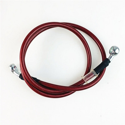 Kábel hydraulickej brzdovej hadice motocykla 950 mm - 2200 mm, 10 mm banjo, opletená olejová hadica pre Suzuki, Kawasaki, Yamaha, Honda
