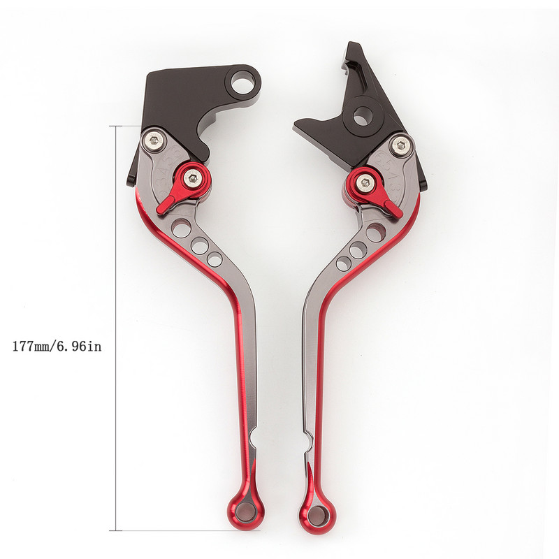 CNC hliníkové motocyklové príslušenstvo Vysokokvalitná páka brzdovej spojky 177 mm pre Yamaha YZF R6 R1 R1M R1S 2020 2019 2018