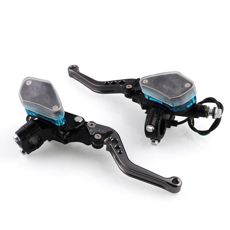 Új általános motorkerékpár tárcsafék fogantyú módosítása alkatrészek bal és jobb fékszivattyú hidraulikus tengelykapcsoló fék kézifék kar