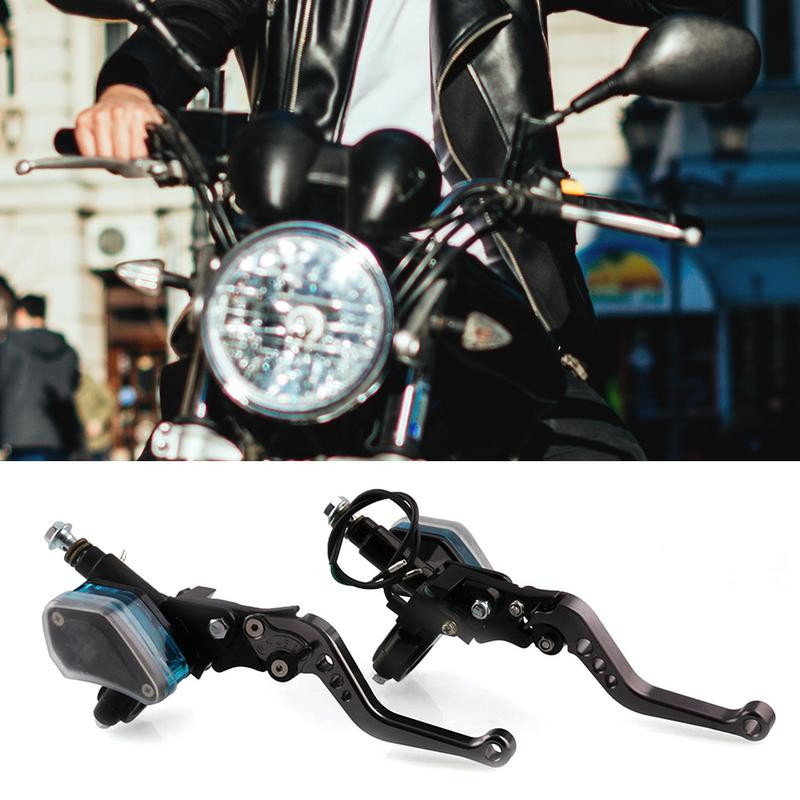 Új általános motorkerékpár tárcsafék fogantyú módosítása alkatrészek bal és jobb fékszivattyú hidraulikus tengelykapcsoló fék kézifék kar