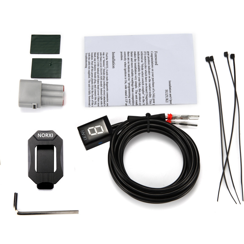 Sebességjelző Suzuki Intruder 800 V-Strom GSXR 600 SV650 750 SV 650 motorkerékpárhoz, 1-6 szintű ECU dugaszolható sebességváltó