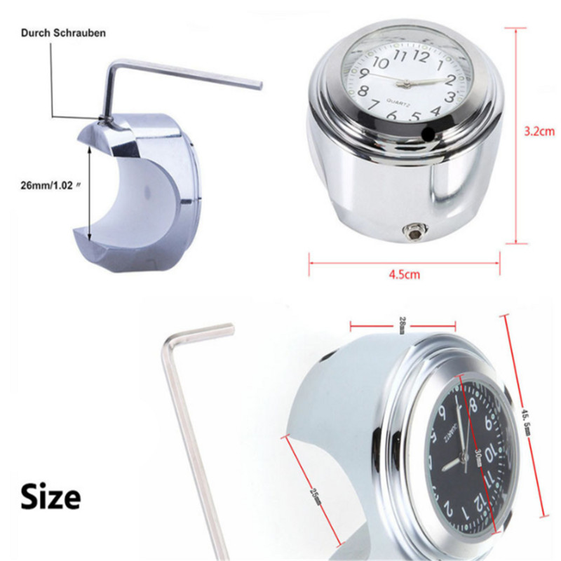 motorkerékpár kormánya Szerelje be vízálló órát Ducati M797 M1100 S EVO 821 ST2 MONSTER 1200 SR 797-hez