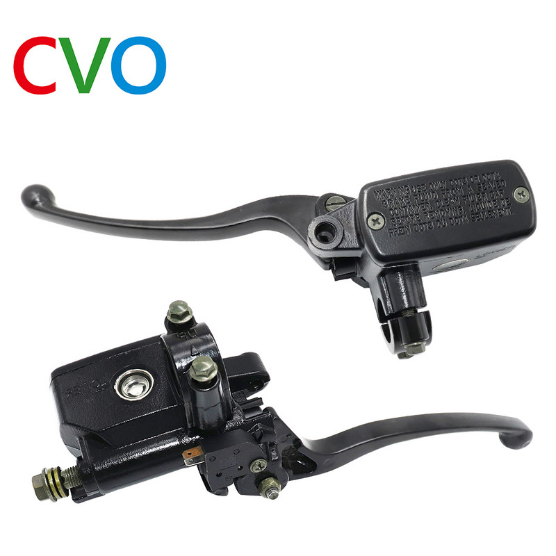 Univerzális 14 mm-es fekete 7/8" 22 mm-es motorkerékpár első fék tengelykapcsoló főhenger motorkerékpár hidraulikus szivattyú motorkerékpár fékkarja