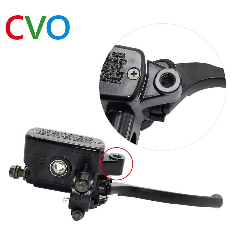 Univerzális 14 mm-es fekete 7/8" 22 mm-es motorkerékpár első fék tengelykapcsoló főhenger motorkerékpár hidraulikus szivattyú motorkerékpár fékkarja