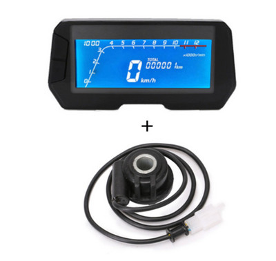 12000 rpm 6 trepte universal motocicletă instrument LCD digital vitezometru odometru pentru 2,4 cilindri tahometru viteză reglabilă