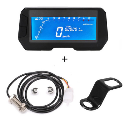 12000 rpm 6 trepte universal motocicletă instrument LCD digital vitezometru odometru pentru 2,4 cilindri tahometru viteză reglabilă