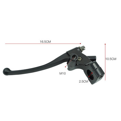 1 pāris 25 mm motocikla bremžu sūknis priekšējā galvenā cilindra hidrauliskās bremžu svira priekš Honda SHADOW STEED 600 400 VT600 VT750