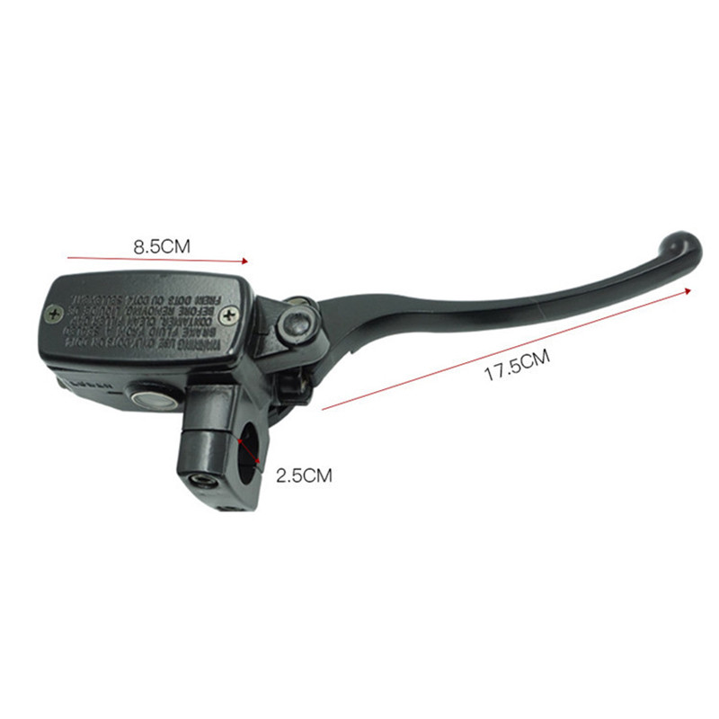 1 pora 25 mm motociklo stabdžių siurblio priekinio pagrindinio cilindro hidraulinių stabdžių svirtis, skirta Honda SHADOW STEED 600 400 VT600 VT750