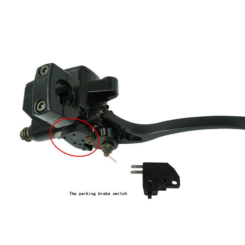 1 pora 25 mm motociklo stabdžių siurblio priekinio pagrindinio cilindro hidraulinių stabdžių svirtis, skirta Honda SHADOW STEED 600 400 VT600 VT750