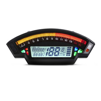 Ψηφιακό ταχύμετρο LCD 2020 14000 RPM 6 Gear 199km/h οδόμετρο μοτοσυκλέτας για 1,2,4 κυλίνδρους Universal