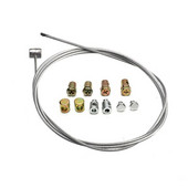 Kit universal de reparare a cablului de accelerație de urgență pentru motociclete, mamelon fără lipire, cu manșon și set de piulițe, potrivit pentru TOATE motocicletele