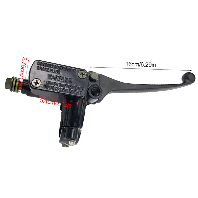 1 buc. Pompă de frână Pârghie de ambreiaj Cilindru principal Cilindru Pompă hidraulică pentru motocicletă, bicicletă electrică, scuter, pompă de frână
