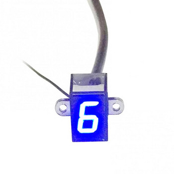 12V дисплей индикатор Универсален мотоциклетен цифров LED дисплей на сензора за скоростния лост