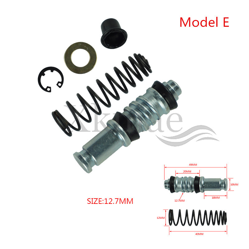 1Szett motorkerékpár-kuplungos fékszivattyú 14mm-es 12,7mm-es 11mm-es dugattyús dugattyú-javítókészletek főfékhenger szerelvények Motocross/Roboterhez