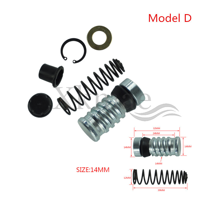 1Szett motorkerékpár-kuplungos fékszivattyú 14mm-es 12,7mm-es 11mm-es dugattyús dugattyú-javítókészletek főfékhenger szerelvények Motocross/Roboterhez