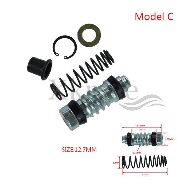 1Szett motorkerékpár-kuplungos fékszivattyú 14mm-es 12,7mm-es 11mm-es dugattyús dugattyú-javítókészletek főfékhenger szerelvények Motocross/Roboterhez