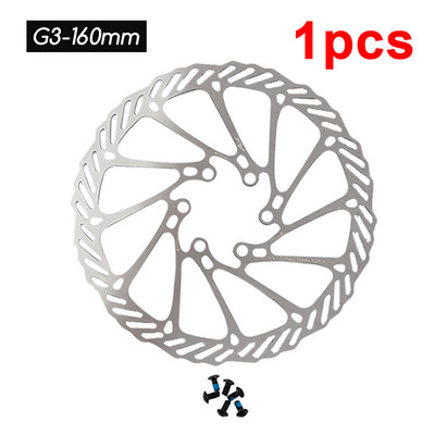MTB ceļa disku bremžu/ciklokrosa velosipēda bremžu disks 44 mm 6 bultskrūves, viduslīnija 140 mm 160 mm 180 mm 203 mm velosipēda bremžu rotoru velosipēdu daļas