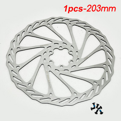 MTB ceļa disku bremžu/ciklokrosa velosipēda bremžu disks 44 mm 6 bultskrūves, viduslīnija 140 mm 160 mm 180 mm 203 mm velosipēda bremžu rotoru velosipēdu daļas