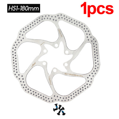 MTB ceļa disku bremžu/ciklokrosa velosipēda bremžu disks 44 mm 6 bultskrūves, viduslīnija 140 mm 160 mm 180 mm 203 mm velosipēda bremžu rotoru velosipēdu daļas
