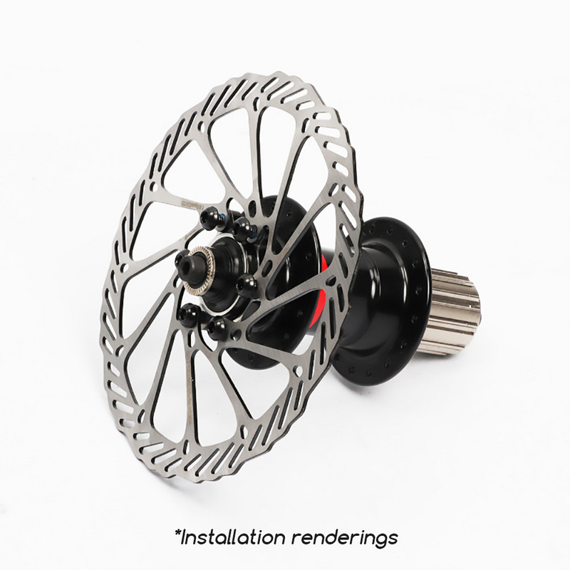 MTB kelių diskinių stabdžių / ciklokrosinio dviračio stabdžių diskas 44 mm 6 varžtų centrinė linija 140 mm 160 mm 180 mm 203 mm dviračio stabdžių rotoriaus dviračio dalys